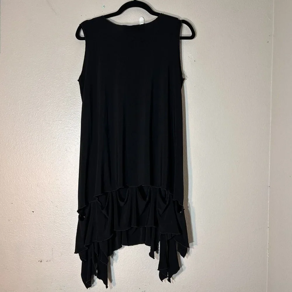 Joseph Ribkoff Black Sleeveless Dress - Picture 4 of 7